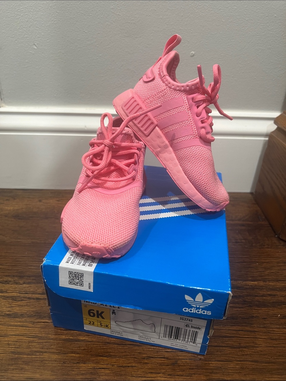 adidas Kids Pink Athletic Sneakers